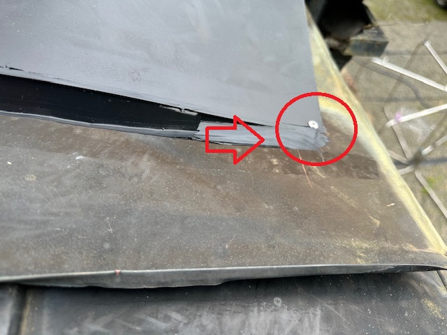 板金加工とシーリングが終了しました