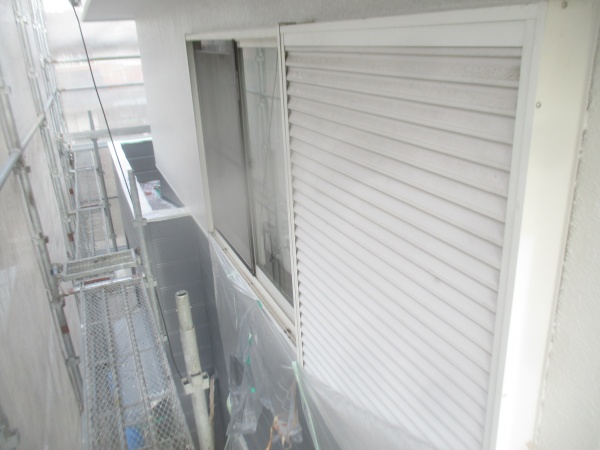 １階の養生を剥がしました