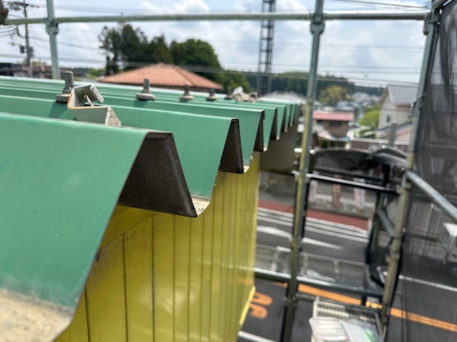 雨樋の撤去終了です