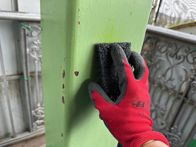 板金部のケレン中です