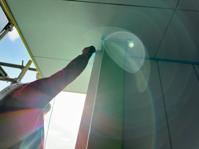 外壁塗装中です