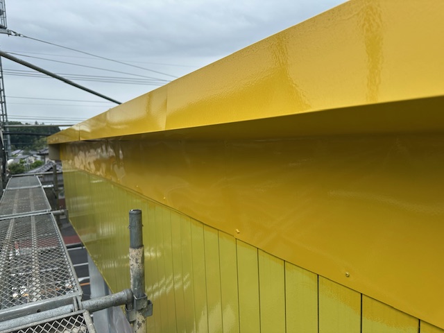 隠し板金の塗装終了です