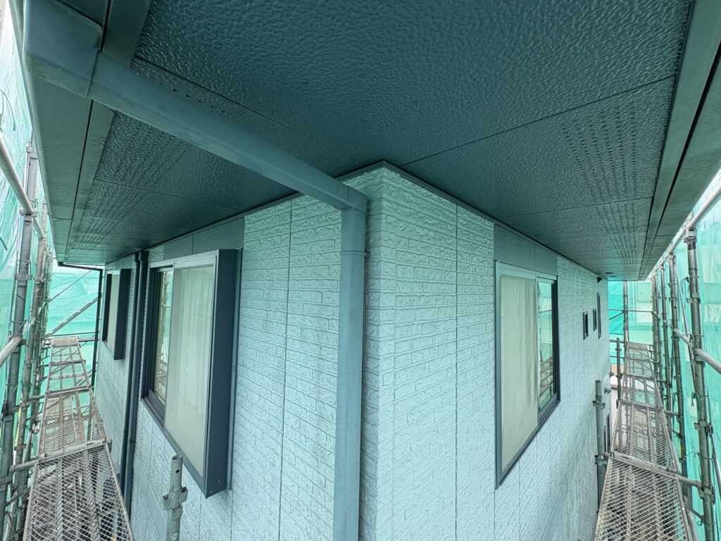 高圧洗浄後の外壁の状態です