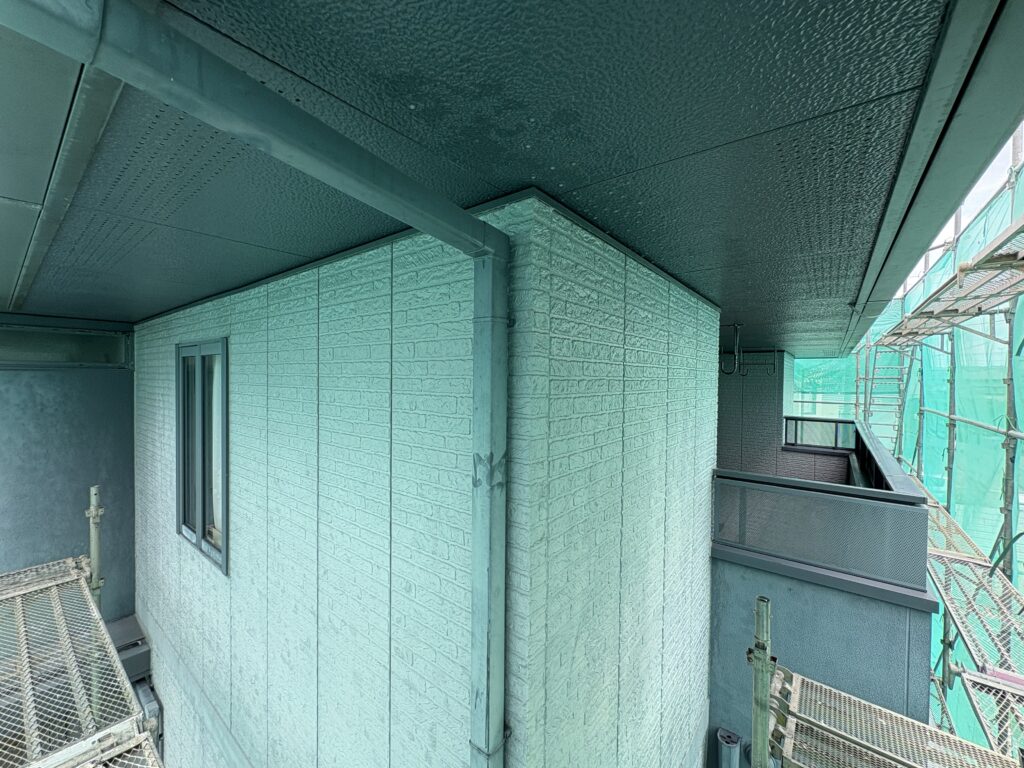 高圧洗浄後の外壁の状態です