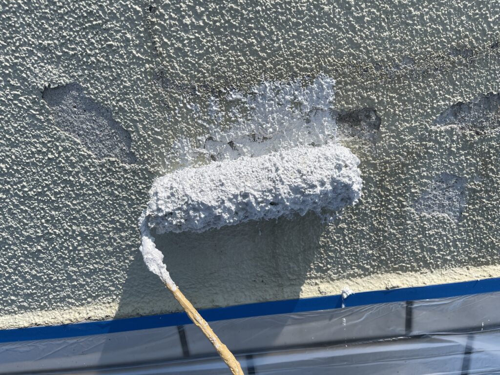 門塀の柄付け中です