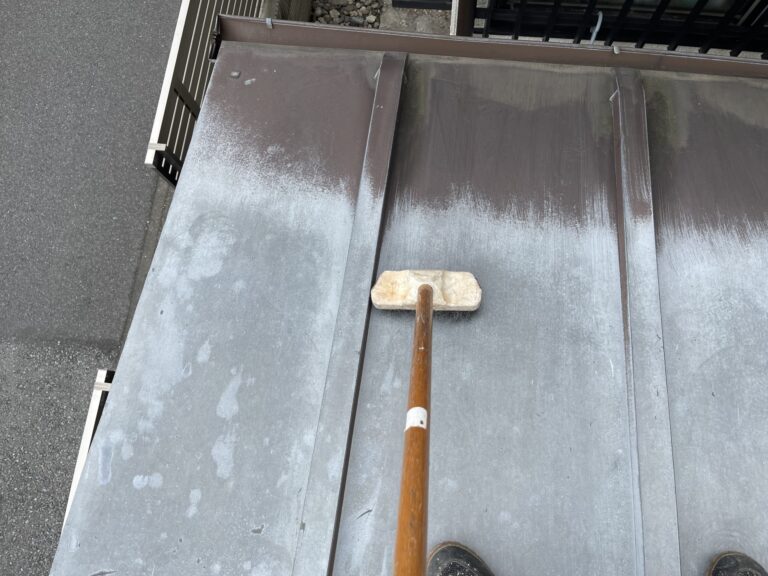 板金のケレン中です