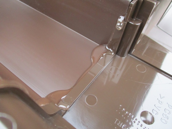 外曲がりの内側の状態です