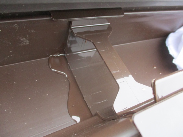 軒樋の内側の状態です