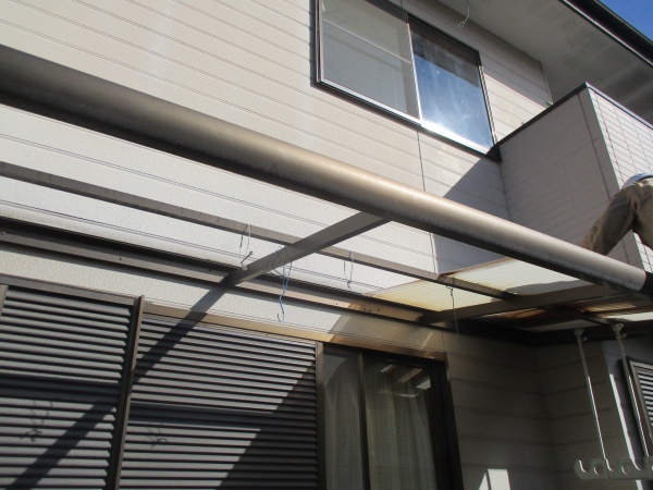 波板を撤去しました