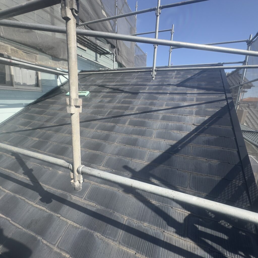 施工前の下屋根の状態です