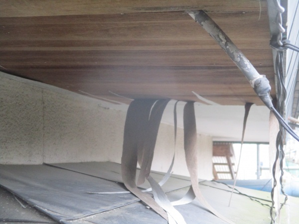 軒天の状態です