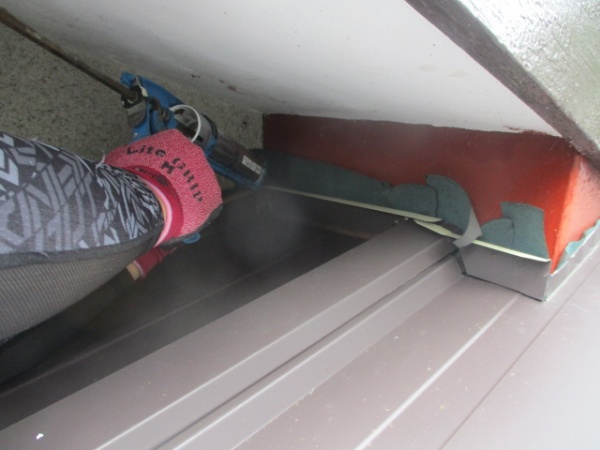 シーリング中です