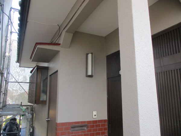 本日の施工後の状態です