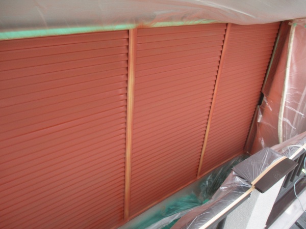 さび止めの吹きつけ塗装が終了しました