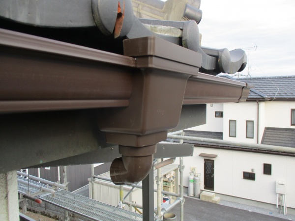 集水器を取り付けました