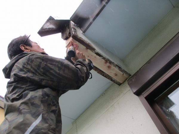 下地の造作中です