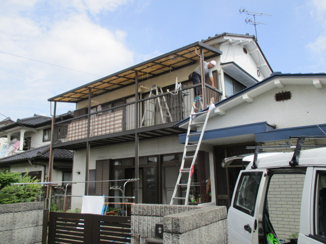 施工前の全景です