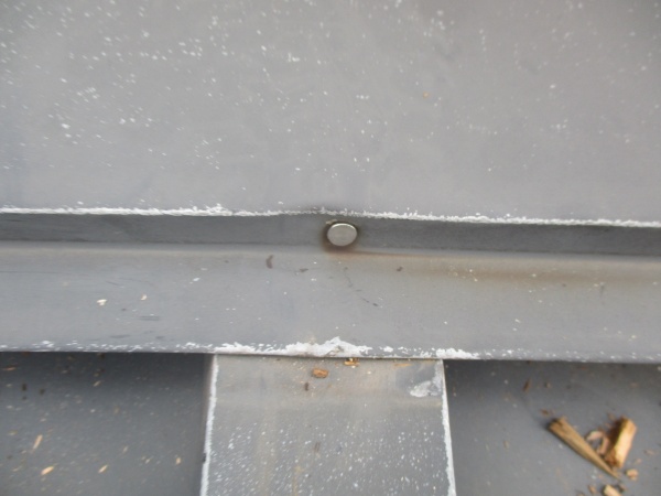 釘固定が終了しました