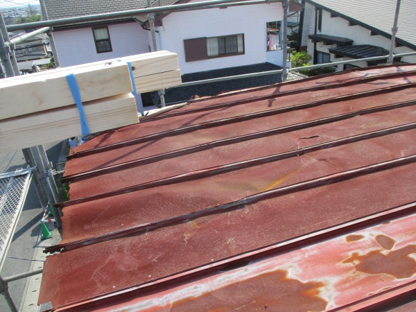 施工前の屋根の状態です