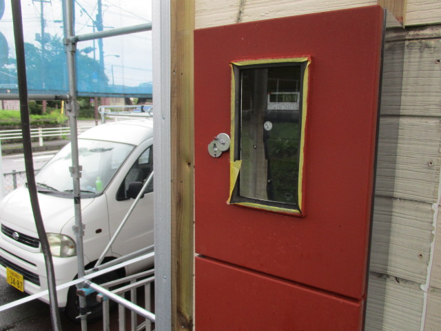 錆止めを塗装しました