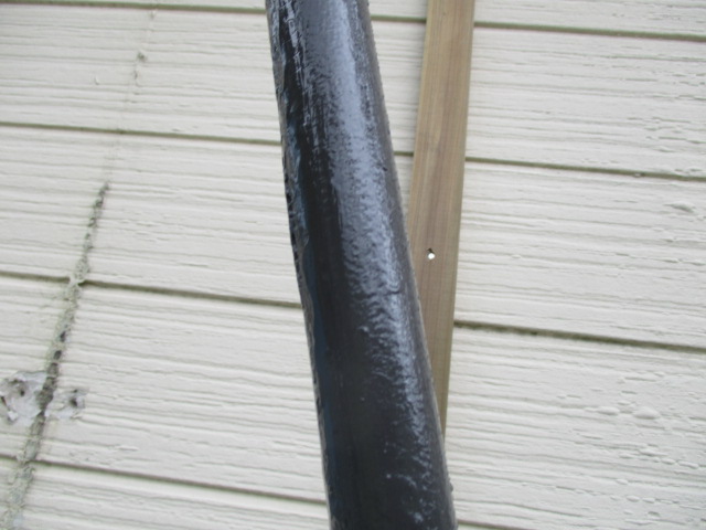 配線ホースを塗装しました