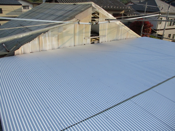 本日の施工後の状態です