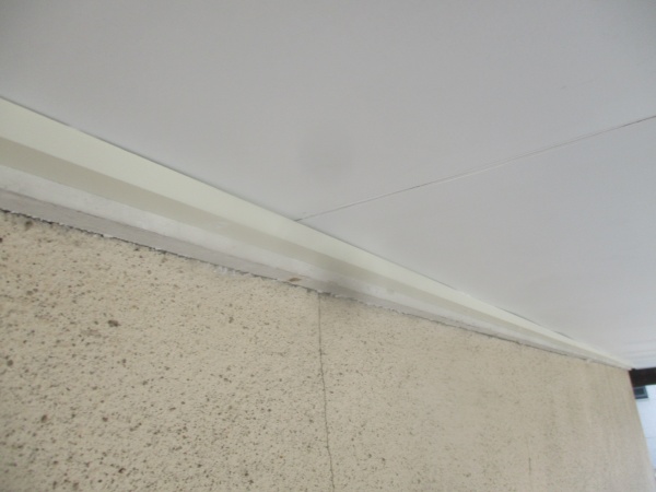 見切り縁を取り付けました