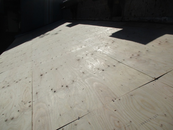 野地板の取り付けが終了しました