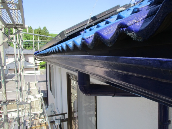 雨樋の破損個所です