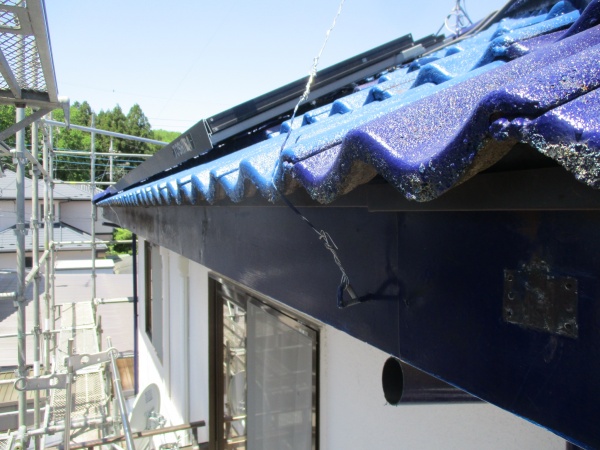 軒樋金具を撤去しました