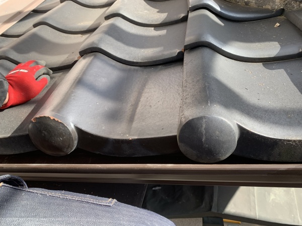 瓦差し替えあg終了しました