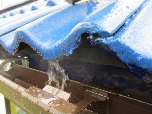 排水試験中です