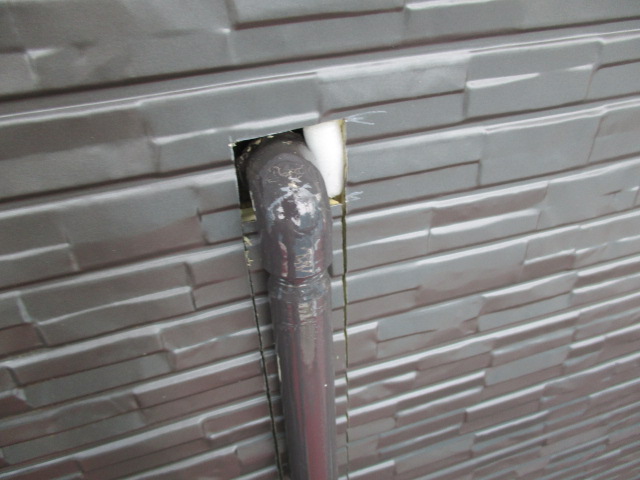 ガス管周りです