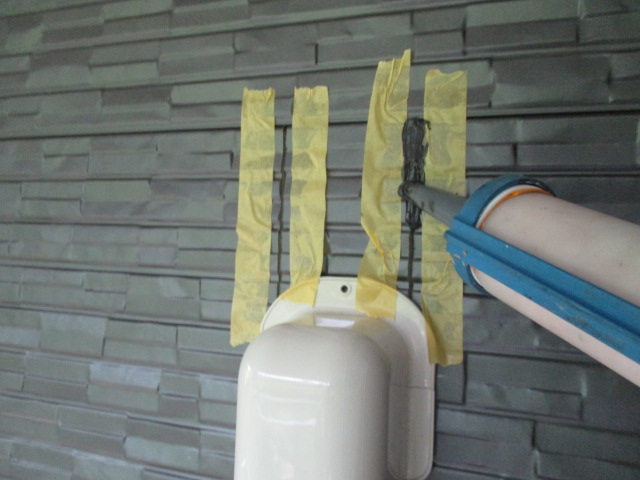 コーキングを入れました