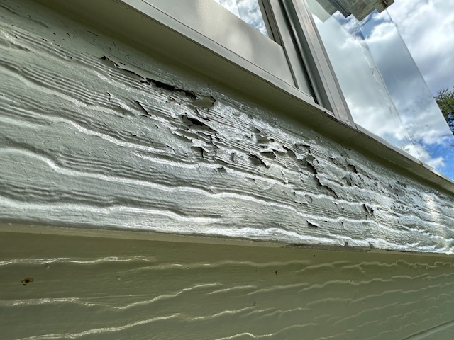 施工前の塗装剥がれ箇所です