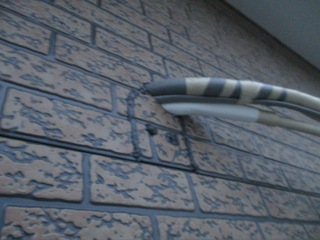 コーキングしました