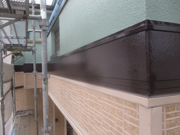 幕板の完工です