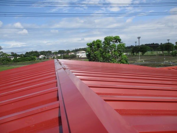 施工後の屋根の状態です