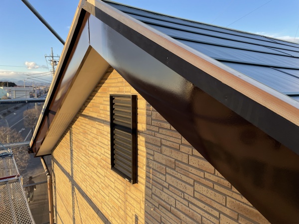 破風の中塗りが終了しました