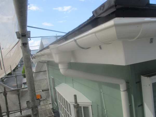 雨樋の完工です