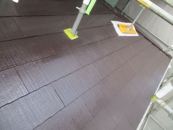 １階屋根の完工です