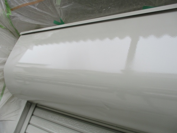 シャッターボックスの完工です