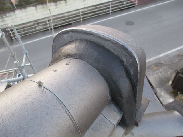 鬼首施工完了です