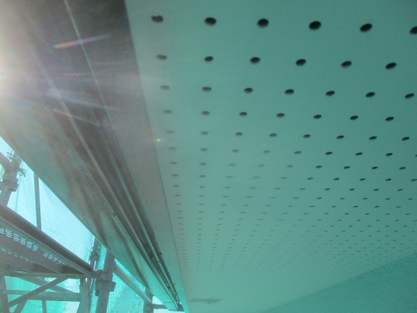 軒天補修が終了しました