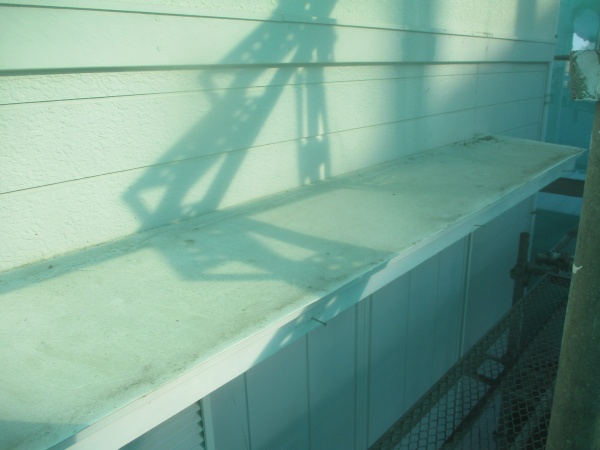 施工前の霧よけの状態です