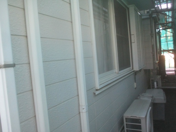 窯業系外壁の洗浄終了です