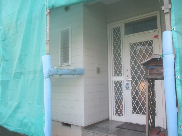 窯業系外壁の洗浄終了です