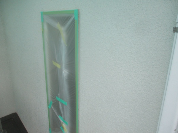 窓養生が終了しました