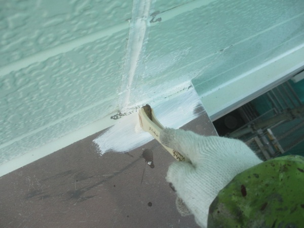 錆止め塗装中です