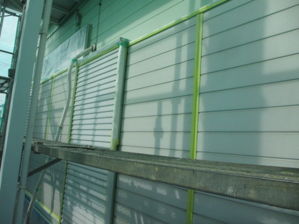 雨戸の養生終了です